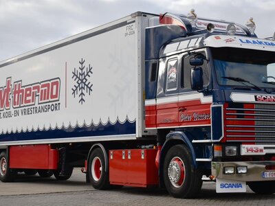 Tekno Tekno Scania 3-Serie 4x2 with 3-axle reefer trailer PWT PETER WOUTERS