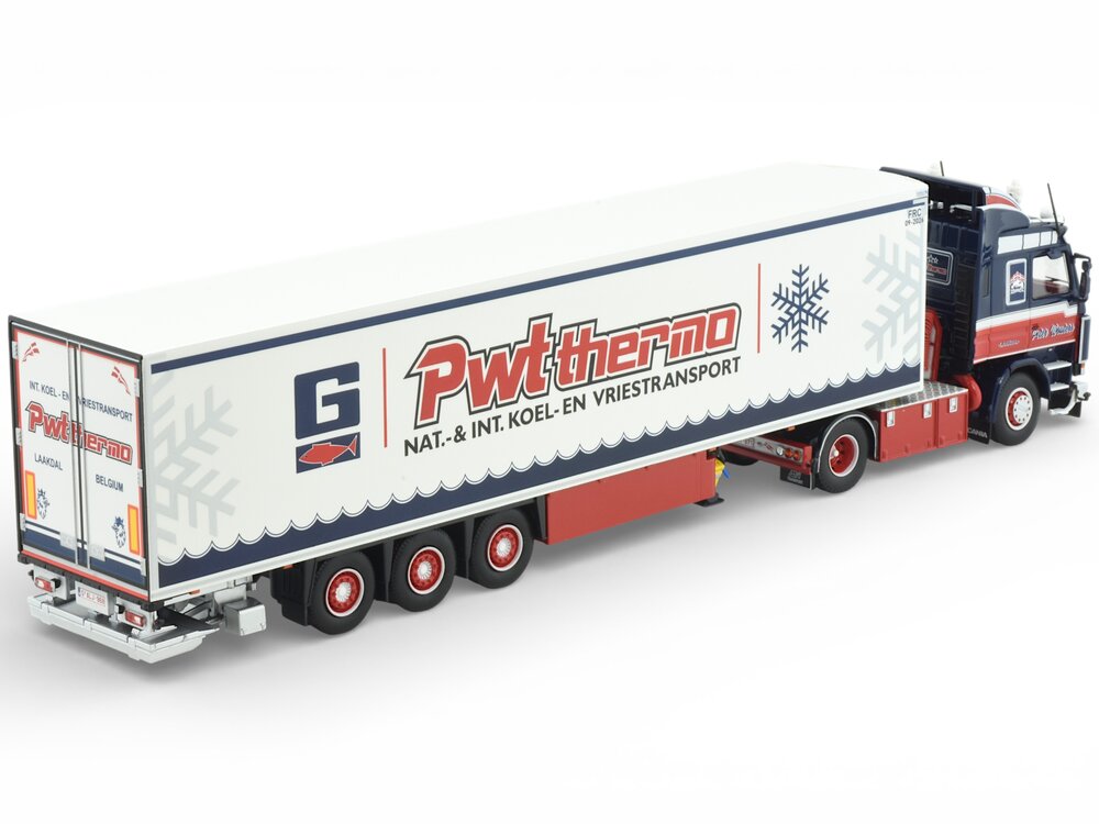Tekno Tekno Scania 3-serie 4x2 met 3-assige koeloplegger PWT PETER WOUTERS