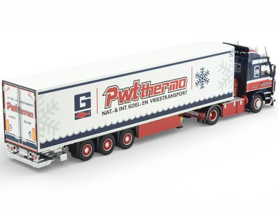 Tekno Tekno Scania 3-serie 4x2 met 3-assige koeloplegger PWT PETER WOUTERS