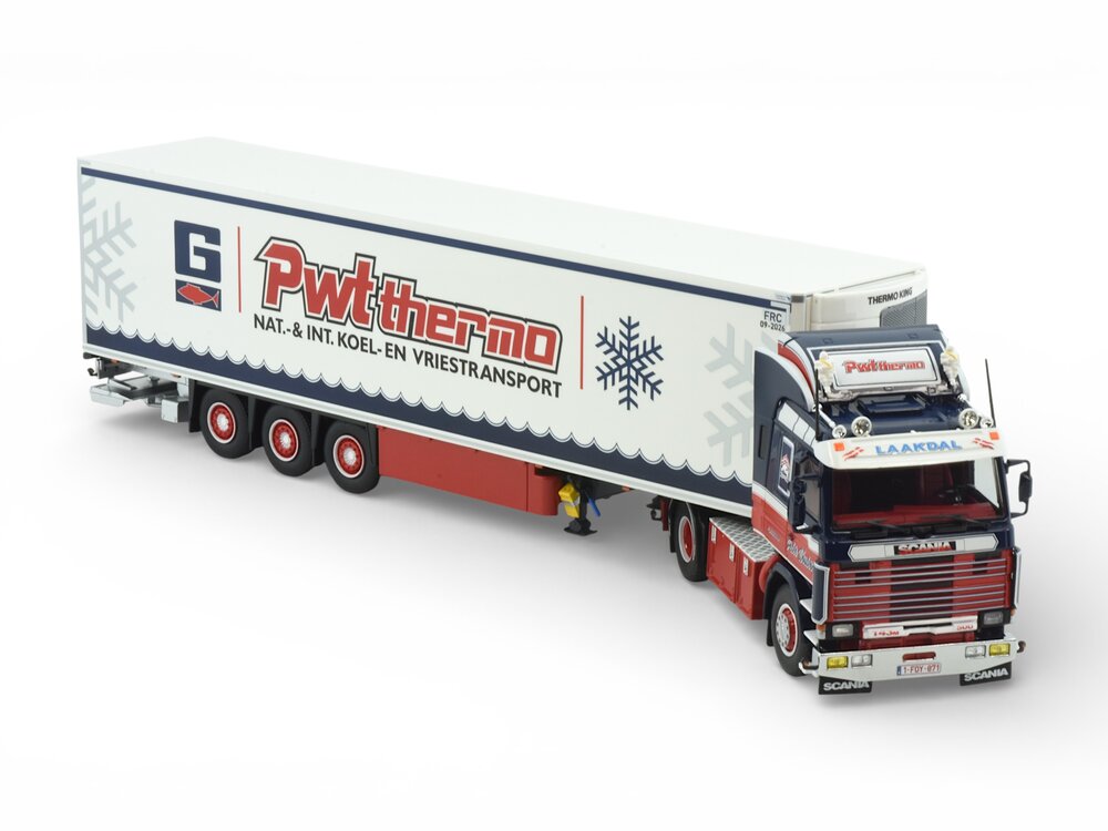 Tekno Tekno Scania 3-Serie 4x2 with 3-axle reefer trailer PWT PETER WOUTERS