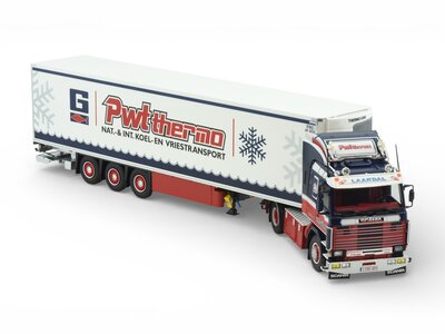 Tekno Tekno Scania 3-Serie 4x2 with 3-axle reefer trailer PWT PETER WOUTERS