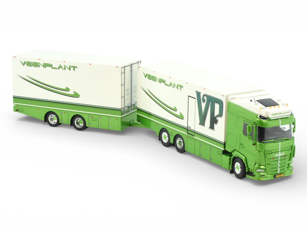 Tekno Tekno DAF XG+ riged truck with 2-axle trailer VEENPLANT "PEAKY BLINDERS"