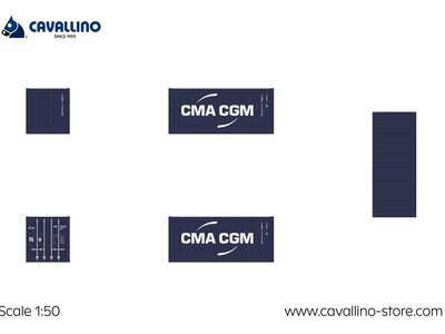 Cavallino Cavallino 20ft. container CMA CGM