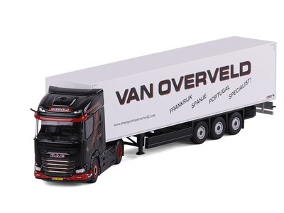 Cavallino Cavallino DAF XG+ met 3-as kastenoplegger VAN OVERVELD