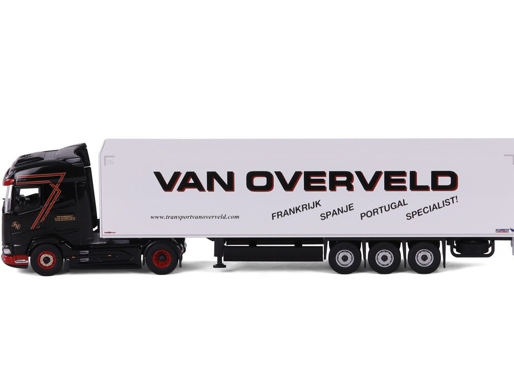 Cavallino Cavallino DAF XG+  with 3-axle boxtrailer VAN OVERVELD