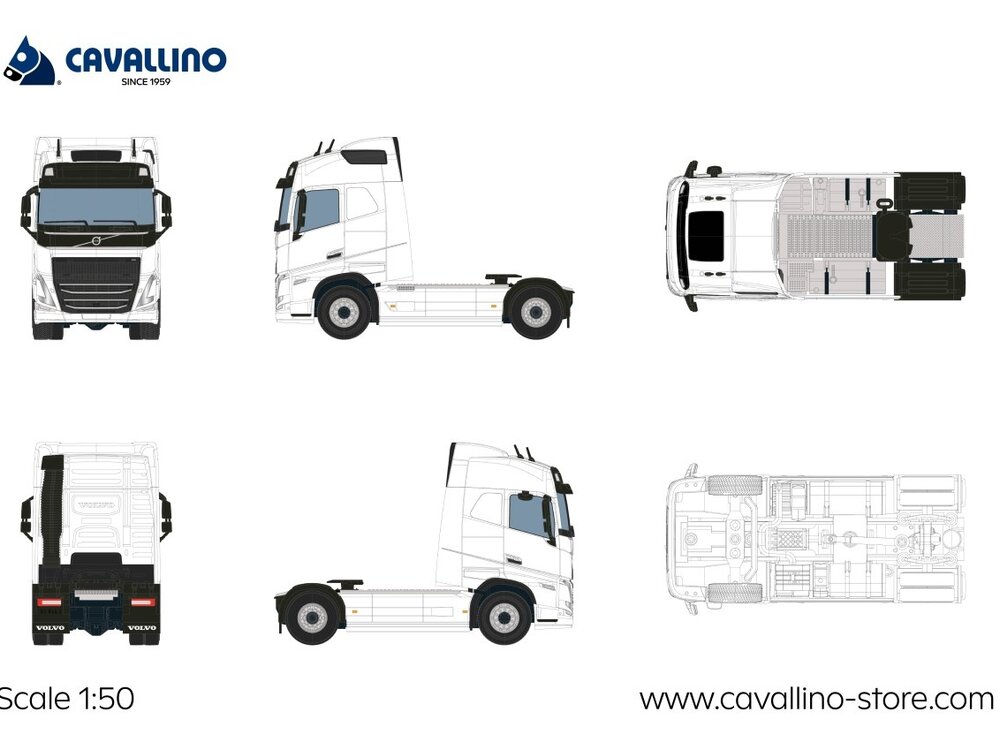 Cavallino Cavallino Volvo FH5 Globetrotter 4x2 BASIC LINE