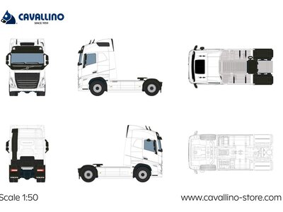 Cavallino Cavallino Volvo FH5 Globetrotter 4x2 BASIC LINE
