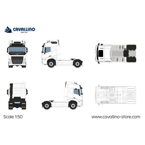 Cavallino Cavallino Volvo FH5 Globetrotter 4x2 BASIC LINE