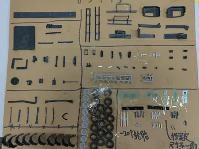 Tekno Tekno Swedish logging transport contruction with crane Trailer Kit