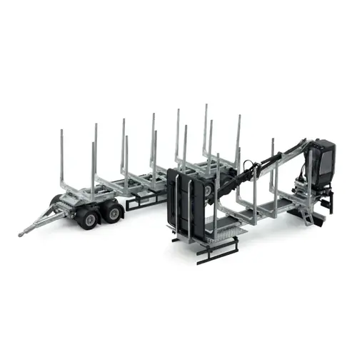 Tekno Tekno Swedish logging transport contruction with crane Trailer Kit