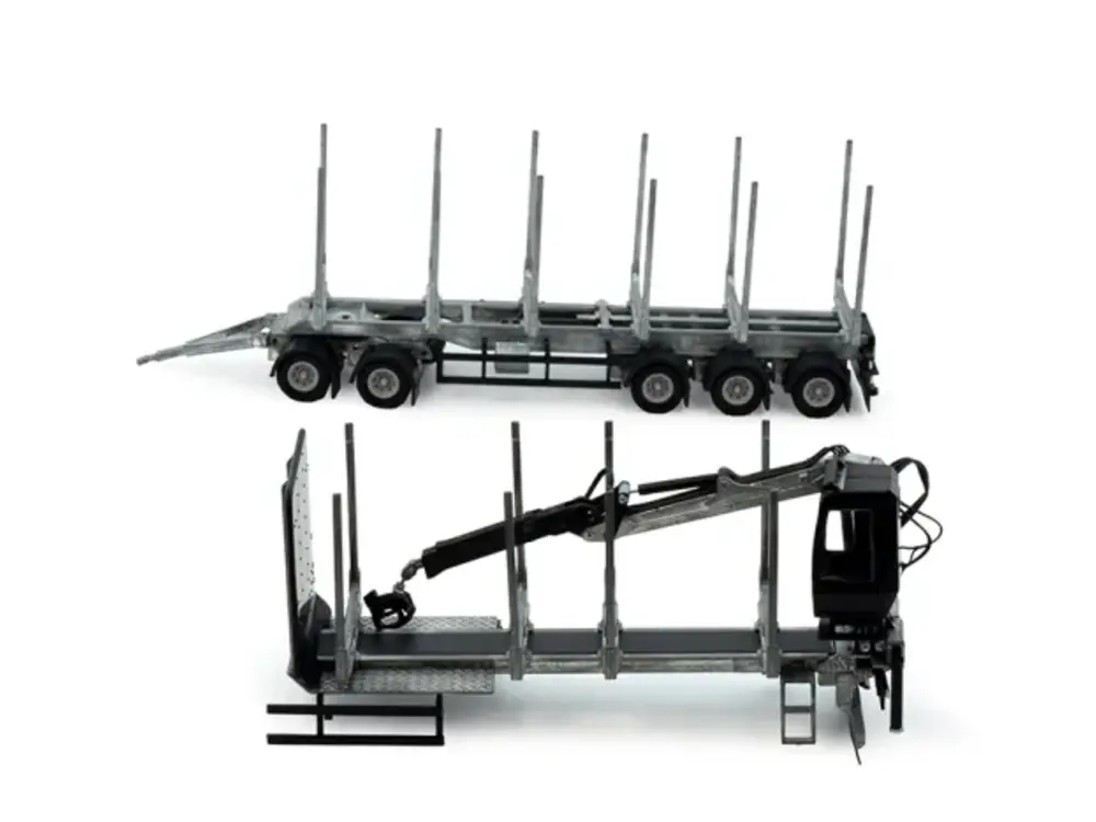 Tekno Tekno Swedish logging transport contruction with crane Trailer Kit