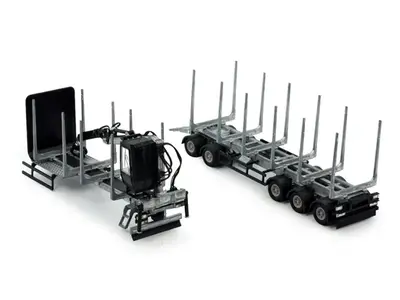 Tekno Tekno Swedish logging transport contruction with crane Trailer Kit
