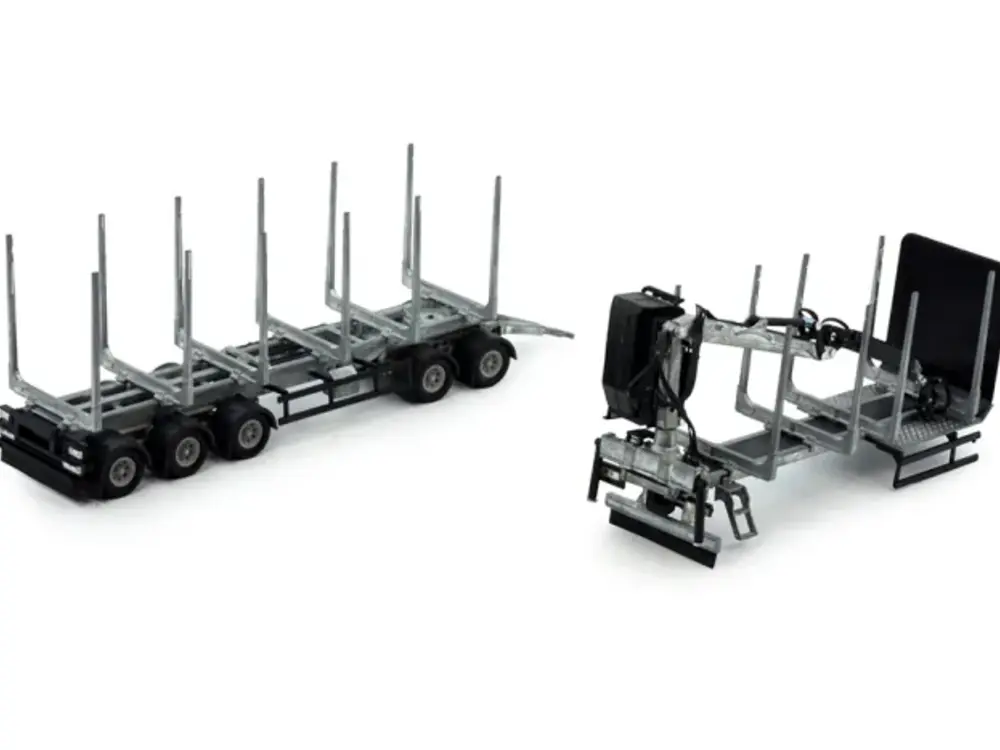 Tekno Tekno Swedish logging transport contruction with crane Trailer Kit