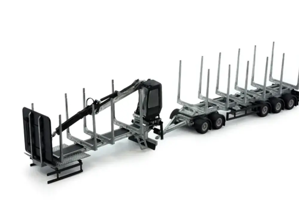 Tekno Tekno Swedish logging transport contruction with crane Trailer Kit
