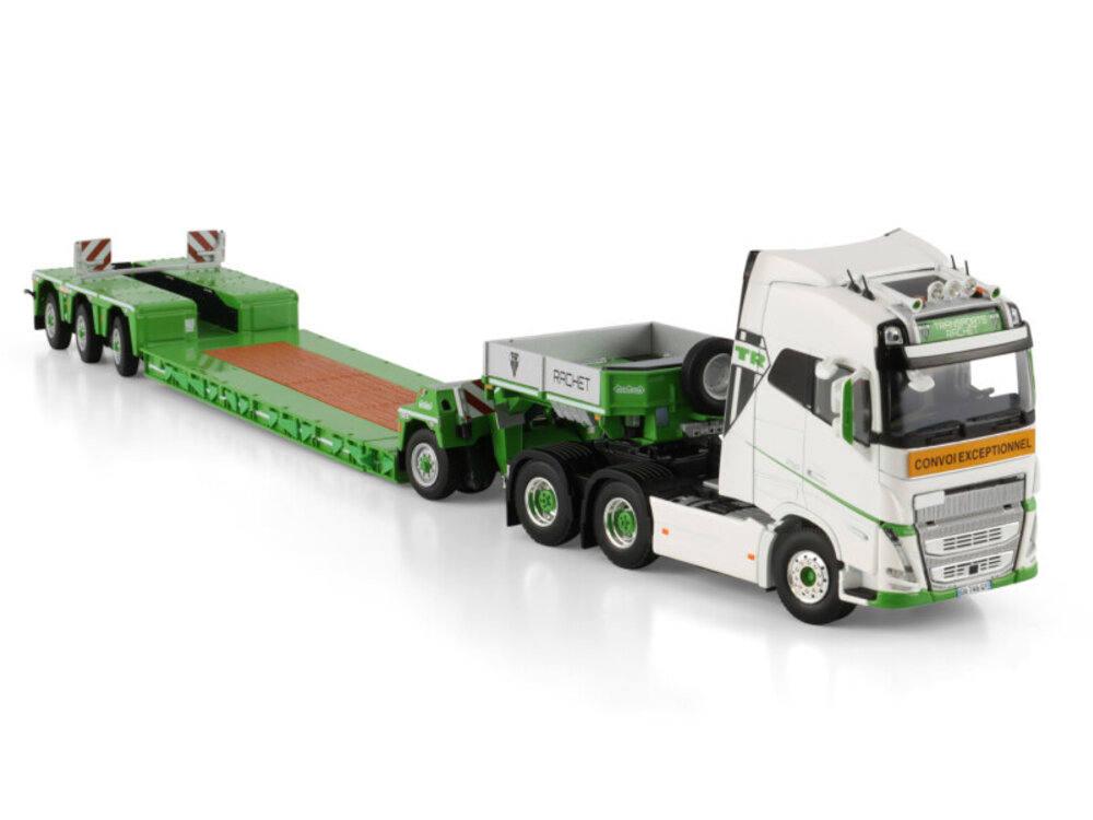 WSI WSI Volvo FH5 Globetrotter 6x4  with 3-axle low loader + 1-axle dolly RACHET
