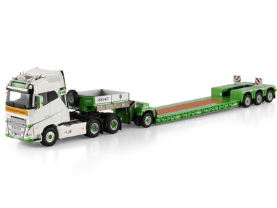 WSI WSI Volvo FH5 Globetrotter 6x4  with 3-axle low loader + 1-axle dolly RACHET