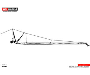WSI Liebherr LTM 1500 JIB BLACK - Miniatuurshop.com