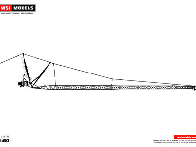 WSI WSI Liebherr LTM 1500 JIB BLACK