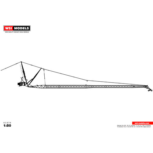 WSI WSI Liebherr LTM 1500 JIB BLACK