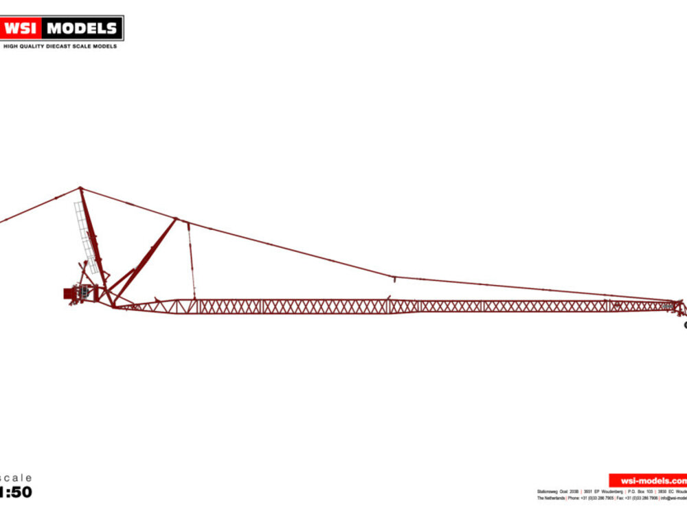 WSI WSI Liebherr LTM 1500 JIB RED