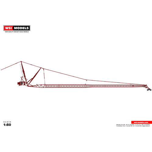 WSI WSI Liebherr LTM 1500 JIB RED