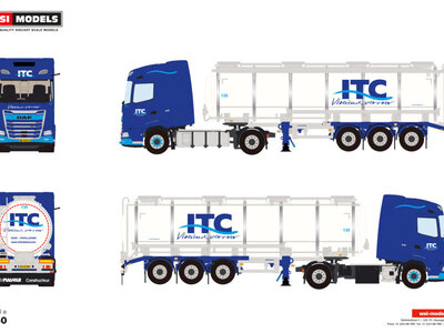 WSI WSI DAF XG 4X2  with 3-axle tanktrailer ITC HOLLAND TRANSPORT