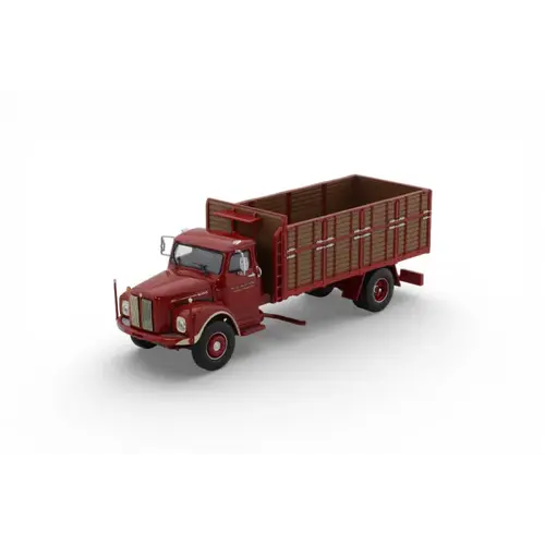 Tekno Tekno Scania Vabis L80 torpedo riged truck with resin  open top container VAN DER WINDT