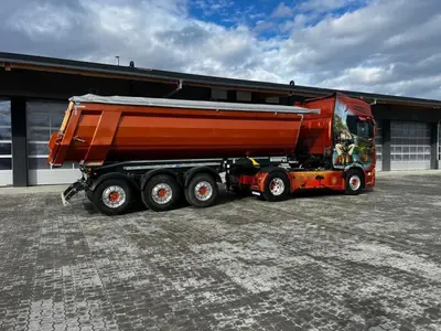 Tekno Tekno Scania Nex Gen S-serie with 3-axle Meiller tipper FURTMEIER