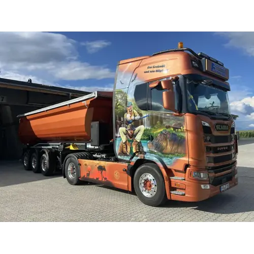 Tekno Tekno Scania Nex Gen S-serie with 3-axle Meiller tipper FURTMEIER