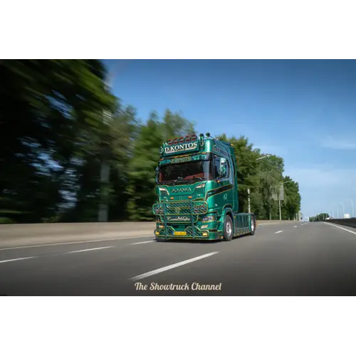 Tekno Tekno Scania NGS 4x2 with 3-axle D-Tec container chassis CONTLIFT