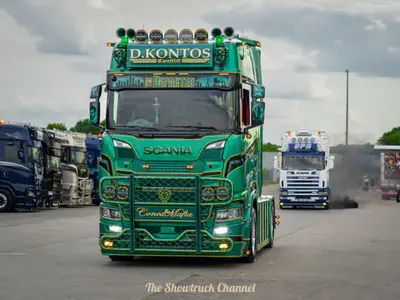 Tekno Tekno Scania NGS 4x2 with 3-axle D-Tec container chassis CONTLIFT
