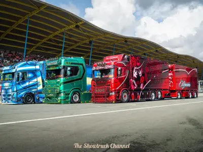 Tekno Tekno Scania NGS 4x2 with 3-axle D-Tec container chassis CONTLIFT