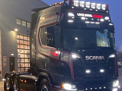 WSI WSI Scania R770 6x2 met 3-as dieplader LOCHSHIEL GARAGE ACHARACLE SCOTLAND