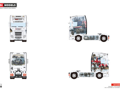WSI WSI Scania S Highline 4x2 GIBERTTRANS "D-DAY"