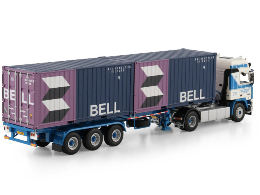 WSI WSI Volvo F12 Glob. with 3-axle container trailer + 2 x 20ft. container TAALE TRANSPORT