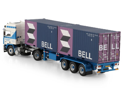 WSI WSI Volvo F12 Glob. met 3-as container trailer + 2 x 20ft. container TAALE TRANSPORT
