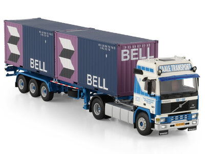 WSI WSI Volvo F12 Glob. with 3-axle container trailer + 2 x 20ft. container TAALE TRANSPORT