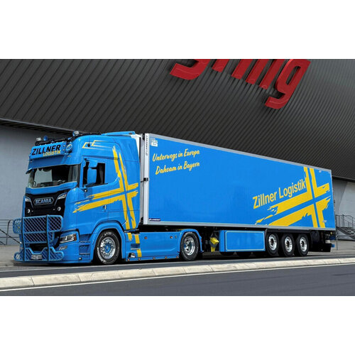WSI WSI Scania S Highline with 3-axle reefer trailer ZILLNER