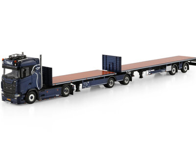 WSI WSI Scania S Normal 4x2 flatbed roadtrain 4-axle FALK