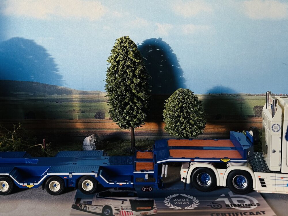 WSI WSI "EXCLUSIEF" Scania Vlastuin Torpedo 6x2 with 4-axle semi wheel lowloader TWAN BIERINGS