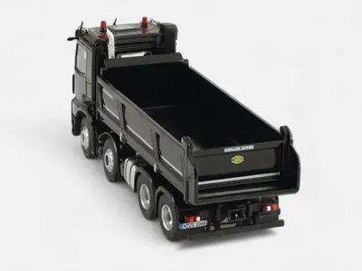 NZG NZG Mercedes- Benz Arocs 8x4 Meiller Kipper Zwart