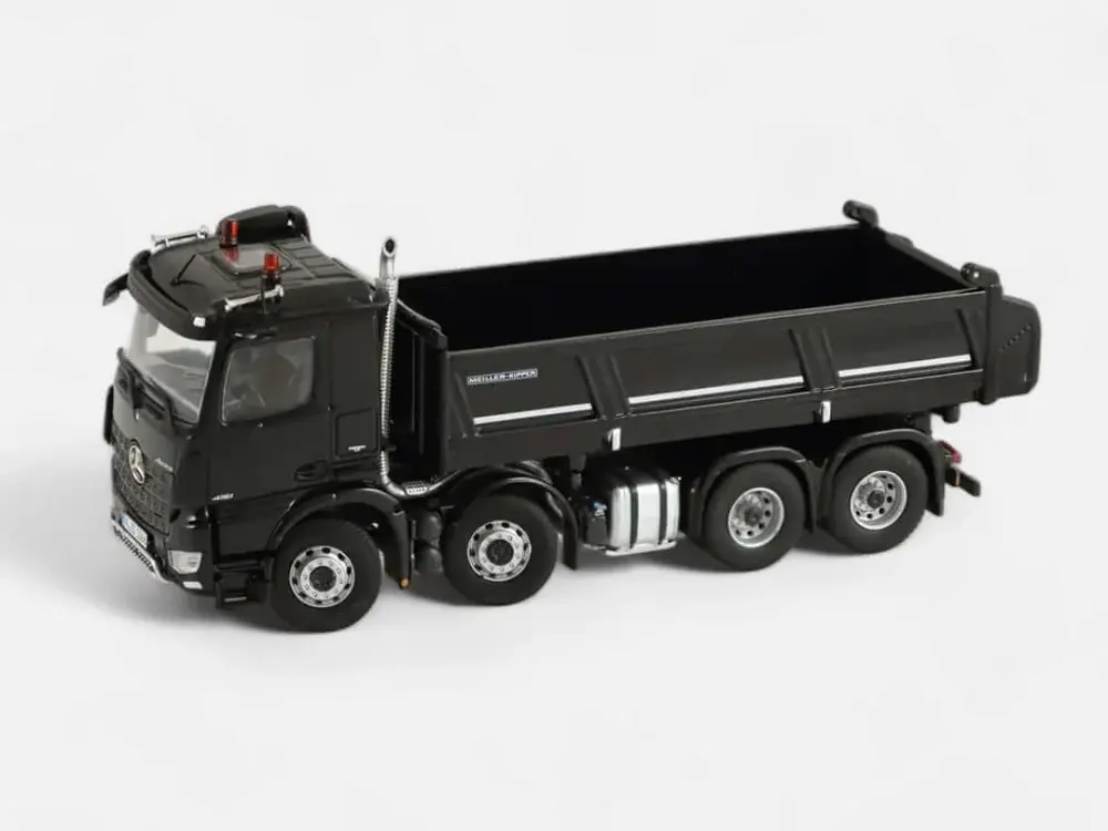 NZG NZG Mercedes- Benz Arocs 8x4 Meiller Kipper Zwart