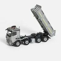 NZG Mercedes- Benz Arocs 8x4 Meiller tipper Silvergrey