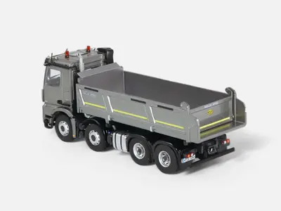 NZG NZG Mercedes- Benz Arocs 8x4 Meiller tipper Silvergrey
