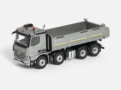 NZG NZG Mercedes- Benz Arocs 8x4 Meiller tipper Silvergrey