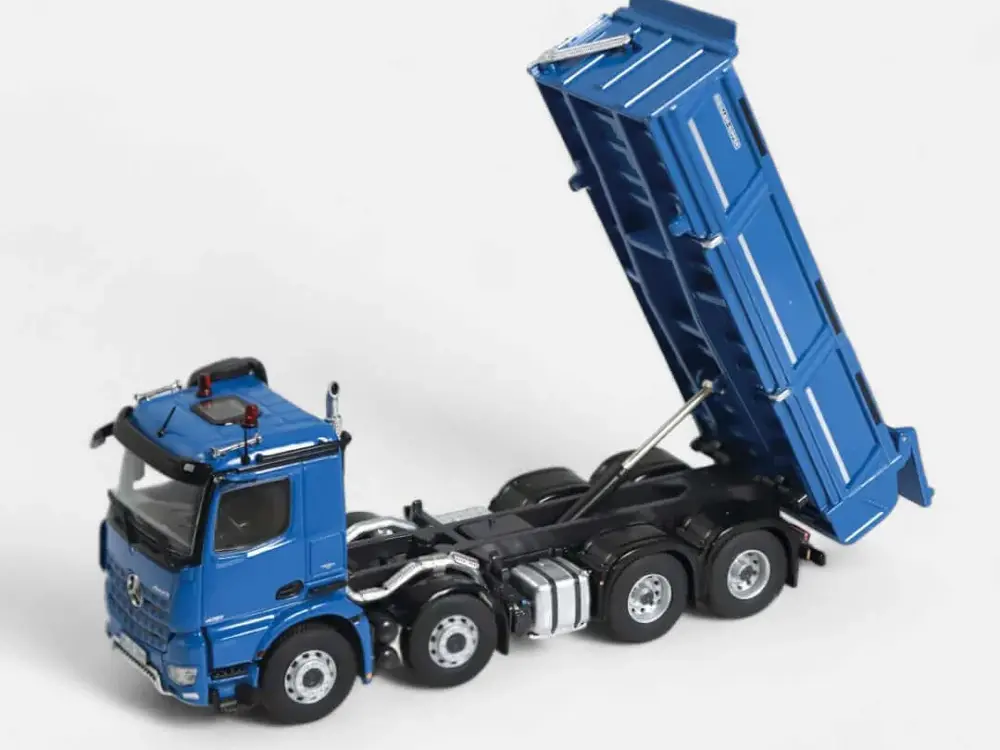 NZG NZG Mercedes- Benz Arocs 8x4 Meiller Kipper Blauw