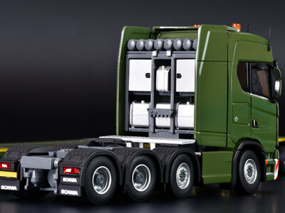 IMC IMC Scania S660 8x4 with 7-axle Nooteboom semi low loader GREEN SERIES