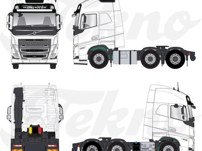 Tekno Tekno Volvo FH05 Globetrotter XL 6x2 T.B.