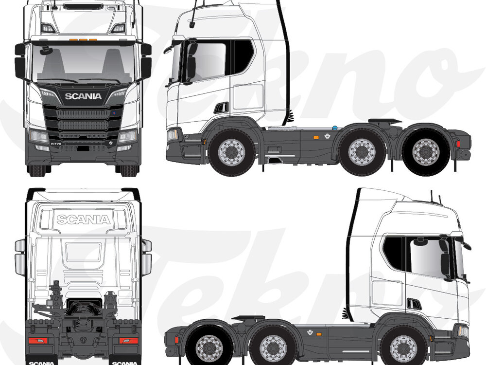 Tekno Tekno Scania NGR Highline 6x2 T.B.