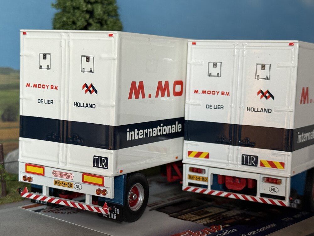 Tekno Tekno DAF 3300 Spacecab truck with 2-axle trailer M. MOOY
